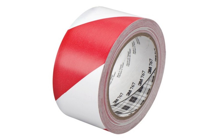 Výstražná páska červenobílá, nelepící