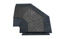 Kabelový most rohový s víkem