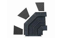 Kabelový most rohový s víkem