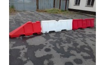 Plastové svodidlo - bílé