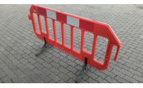 Plotová zábrana plastová, oranžová