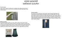 Směrový sloupek Z11c červený