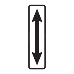 Dopravní značka E8b - Průběh úseku