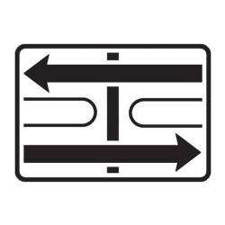 Dopravní značka E2c - Tvar křižovatky