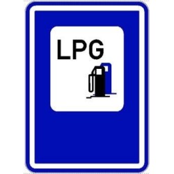 Dopravní značka IJ7 - Čerpací stanice (LPG)