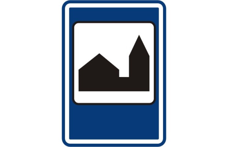Dopravní značka IJ16 - Silniční kaple