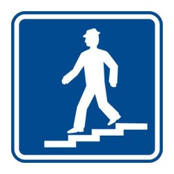 Dopravní značka IP3 - Podchod nebo nadchod