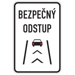 Dopravní značka IP32 - Bezpečný odstup