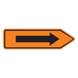 Dopravní značka IS11c - Směrová tabule pro vyznačení objížďky