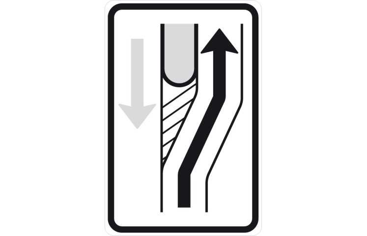 Dopravní značka IS10c - Návěst změny směru jízdy