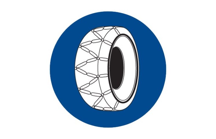 Dopravní značka C5a - Sněhové řetězy