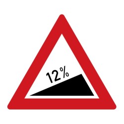 Dopravní značka A5b - Nebezpečné stoupání