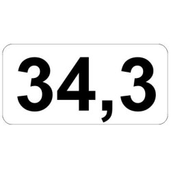 Železniční značka - Staničník mostový