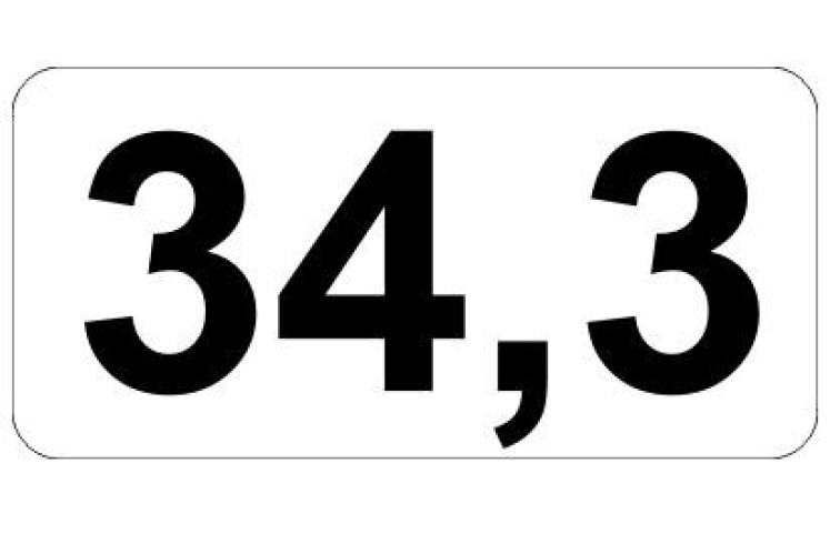 Železniční značka - Staničník mostový