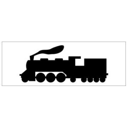 Železniční značka - Lokomotiva