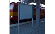 Informační Vitrína Delux Oboustranná Výklopná