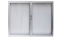 Informační Vitrína Delux Dvoukřídlá Oboustranná