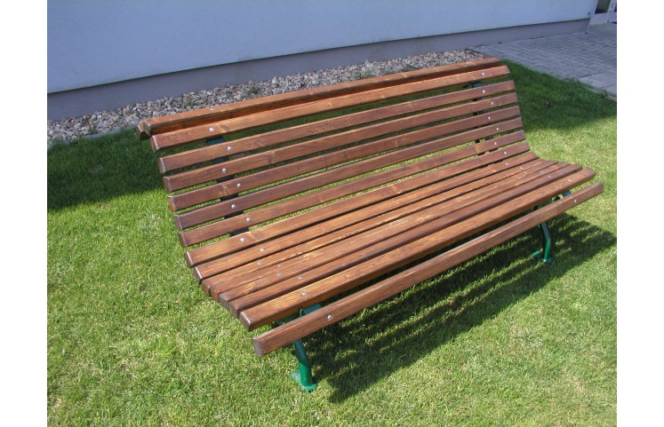 Lavička Baroko, litinová