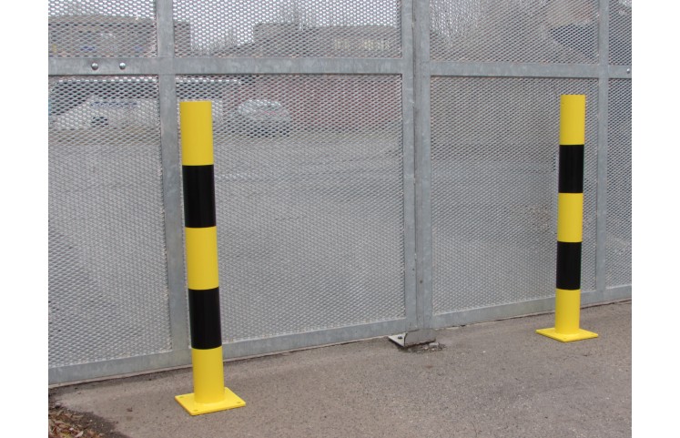 Ochranný sloupek žlutočerný