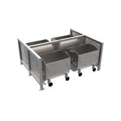 Ohrazení pro odpadové kontejnery Quattro