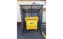 Přístřešek pro odpadkový kontejner - Uzamykatelný