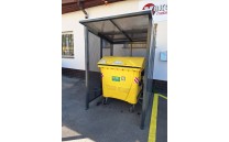 Přístřešek pro odpadkový kontejner - Uzamykatelný