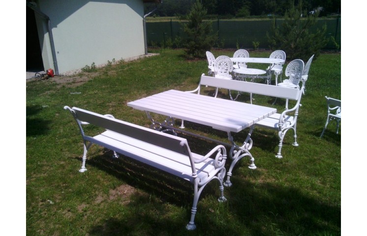 Souprava laviček a stolu Schönbrunn